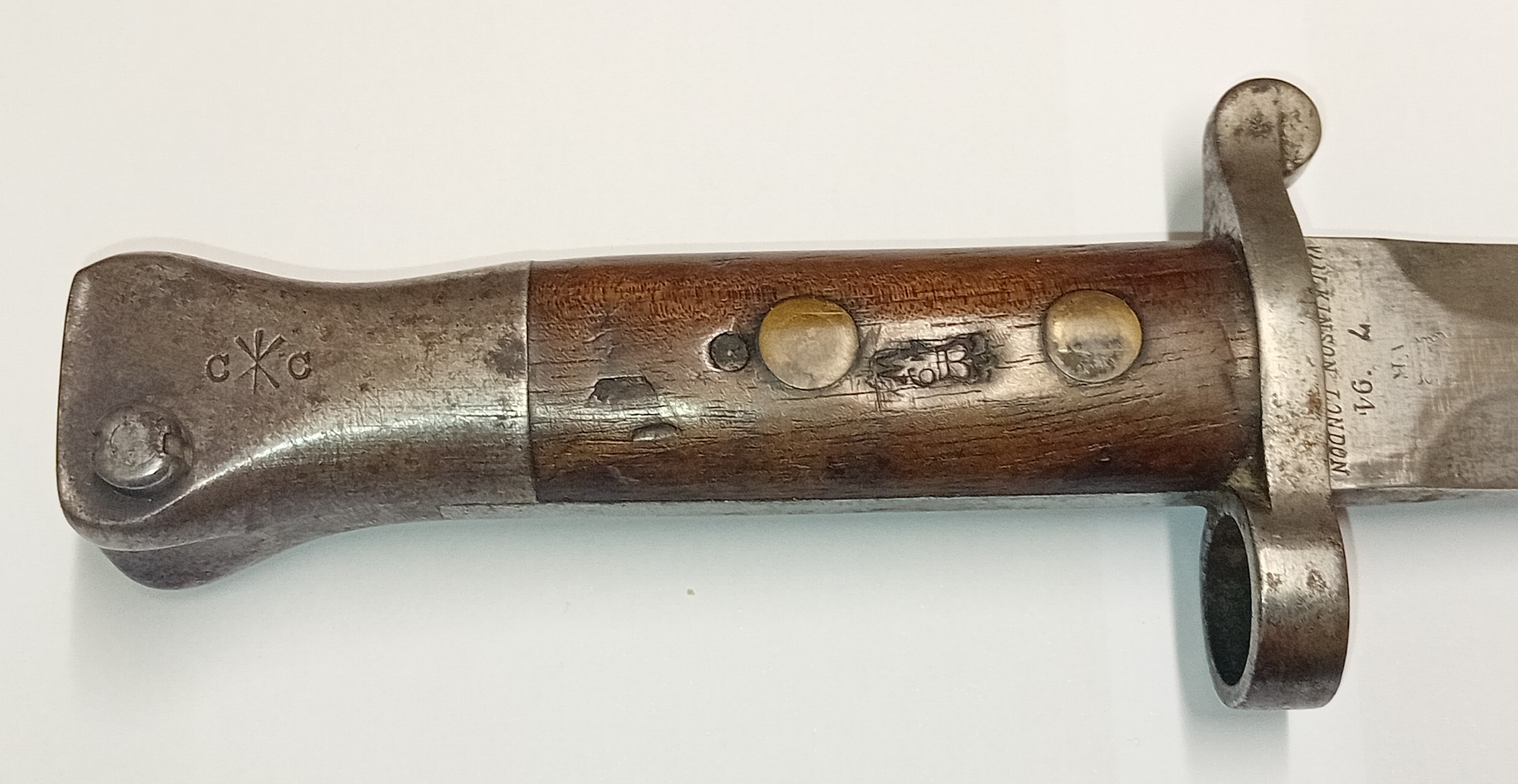 Lee Metford 			Bayonet handle LH